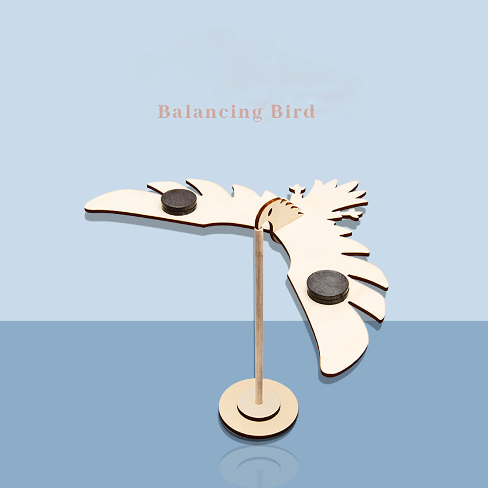 Balanced Bird Eagle Pterosaur Steam Science Education Games Woodiness DIY Assembly Toy for Kid Parent Child