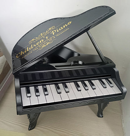 Mini Electronic Piano Simulation Play Music Instrument Toy Practice Black Pink Chirstmas Gift