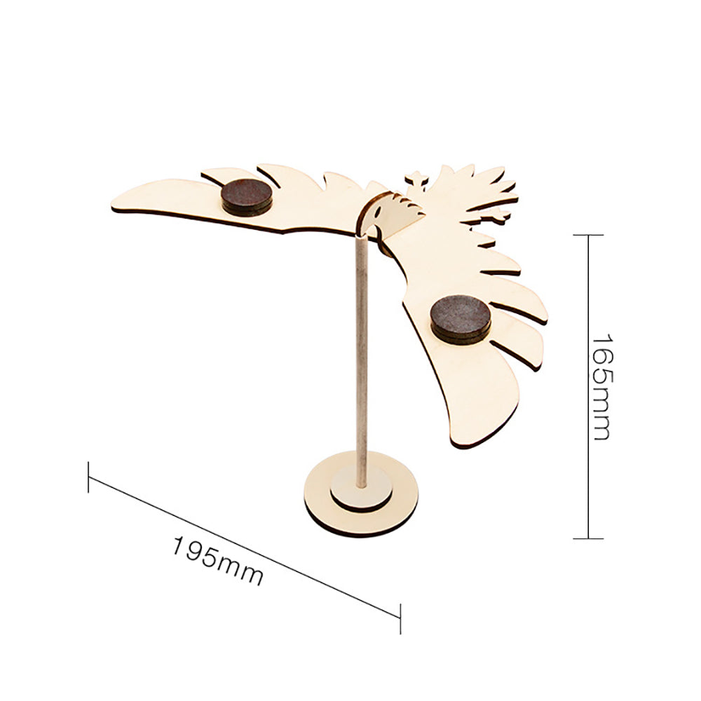 Balanced Bird Eagle Pterosaur Steam Science Education Games Woodiness DIY Assembly Toy for Kid Parent Child