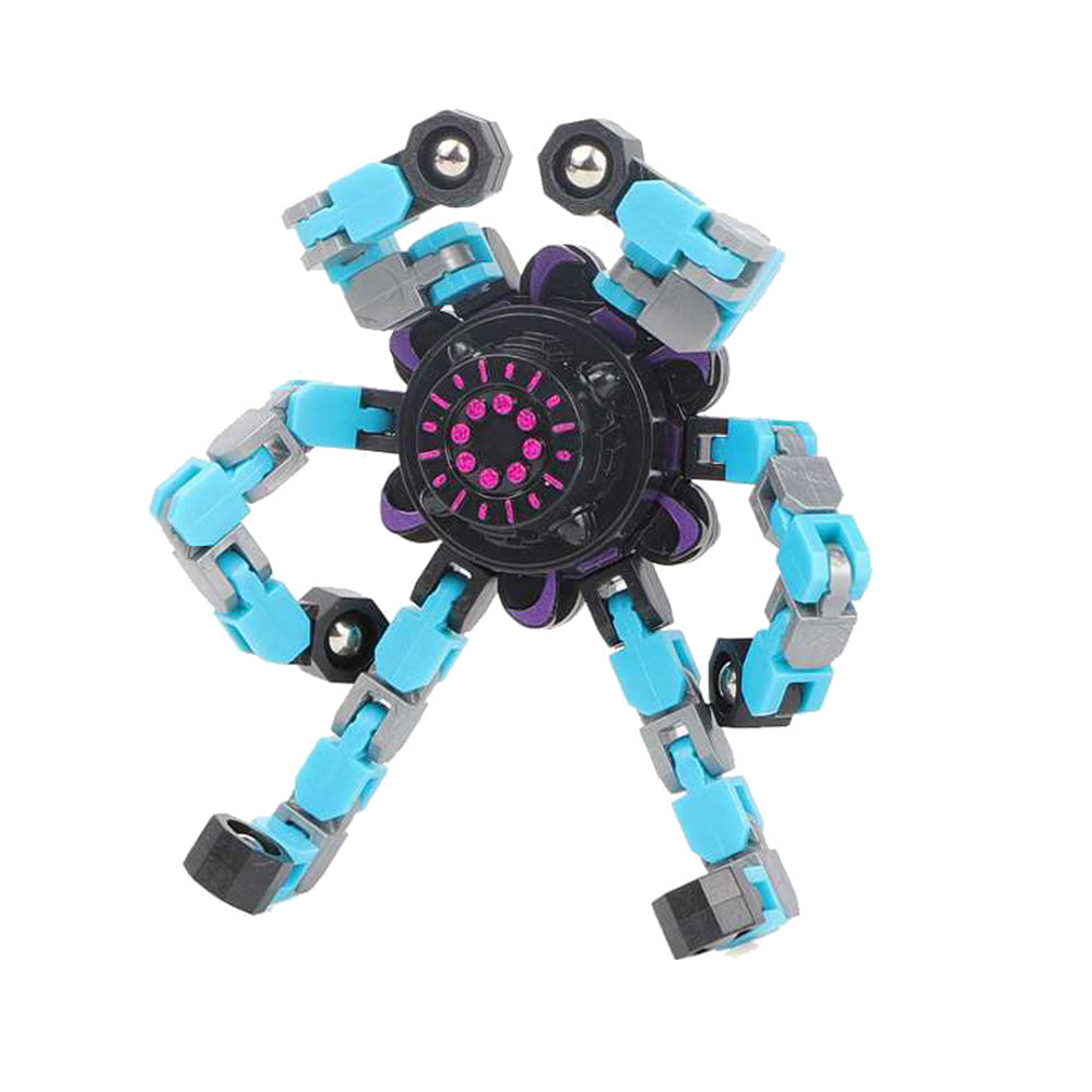 Hand Fidget Spinner Deformable Octopus 6 Feet Sucker Chain Children Toy Game for Adutl Anti Irritability