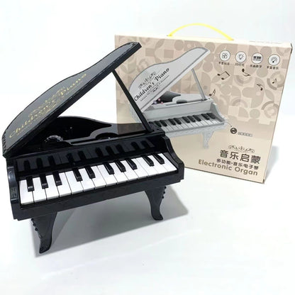 Mini Electronic Piano Simulation Play Music Instrument Toy Practice Black Pink Chirstmas Gift