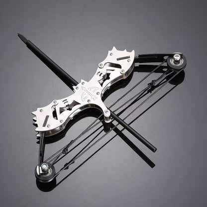 Drop Shipping Super Mini Crossbow Mini Arrow Toy for Boys Gift Key Chain Metal Launch Arrows Outdoor Wire Rope Assembly Bowstring