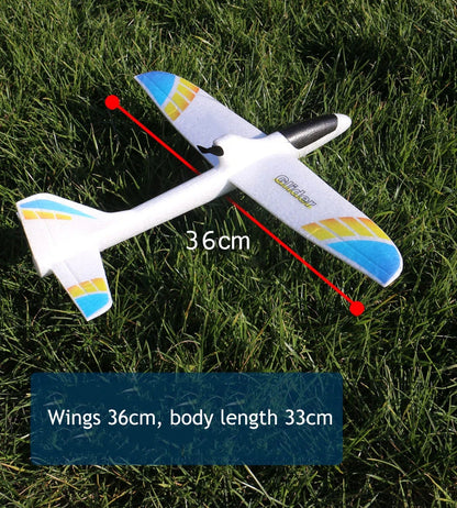 Airplanes Luminous USB Charging Electric Hand Throwing Glider Soft Foam Coloured Lights DIY Model Launch Toy for Children Gift