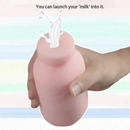 Milk Bottle Squeeze Toys TPE Soft Antidepressant Decompression Venting Game