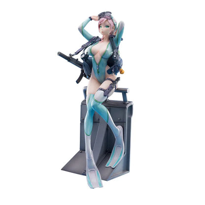 23cm DAMtoys After School Arena Froglady Aegir Sexy Highschool Girl Action Figure PVC Collection Otaku Gift