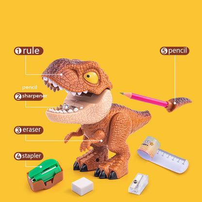 5 In 1 Dinosaur Stationery Tyrannosaurus Box Toy for Kid Gift