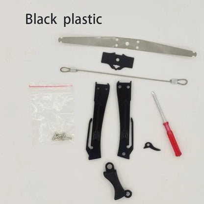 1 Super Mini Toothpick Crossbow Arrow DIY Toy for Boys Gift Key Chain Plastic Launch Outdoor Wire Rope Assembly Bowstring